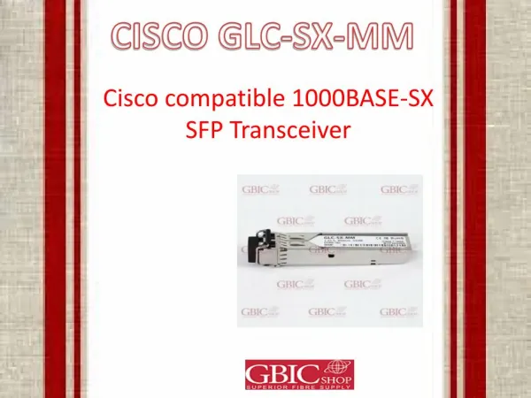 Cisco compatible 1000BASE-SX SFP Transceiver
