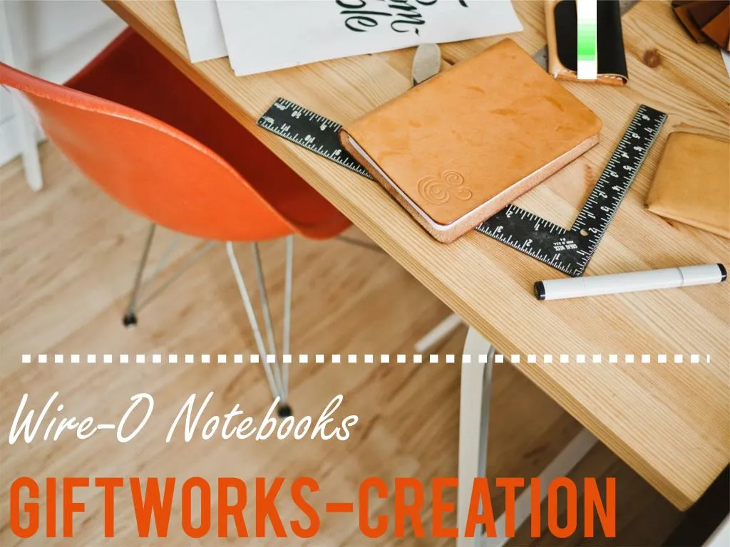 wire o notebooks giftworks creation