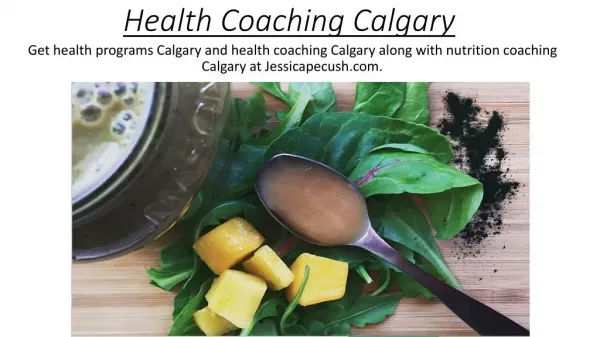 Health Coaching Calgary - jessicapecush.com