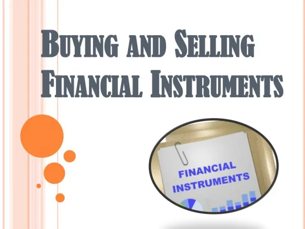 Meaning and Types of Financial Instruments