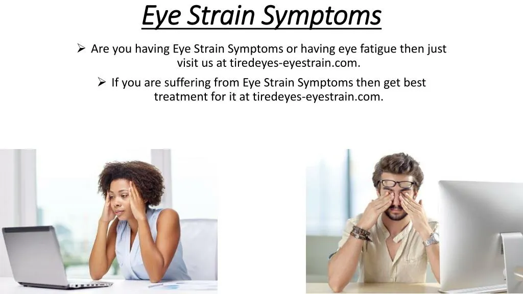 eye strain symptoms
