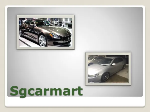 Car Insurance at Sgcarmart.com