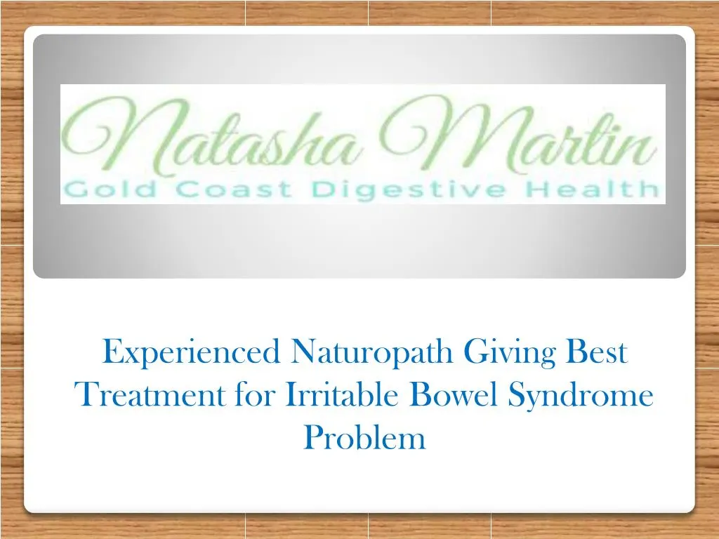 experienced naturopath giving best treatment for irritable bowel syndrome problem