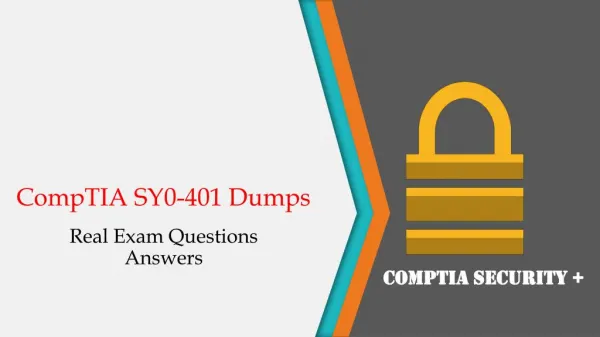 CompTIA SY0-401 Braindumps