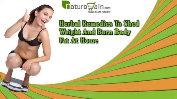 Herbal Remedies To Shed Weight And Burn Body Fat At Home