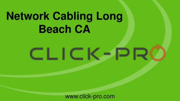 Network Cabling Long Beach CA