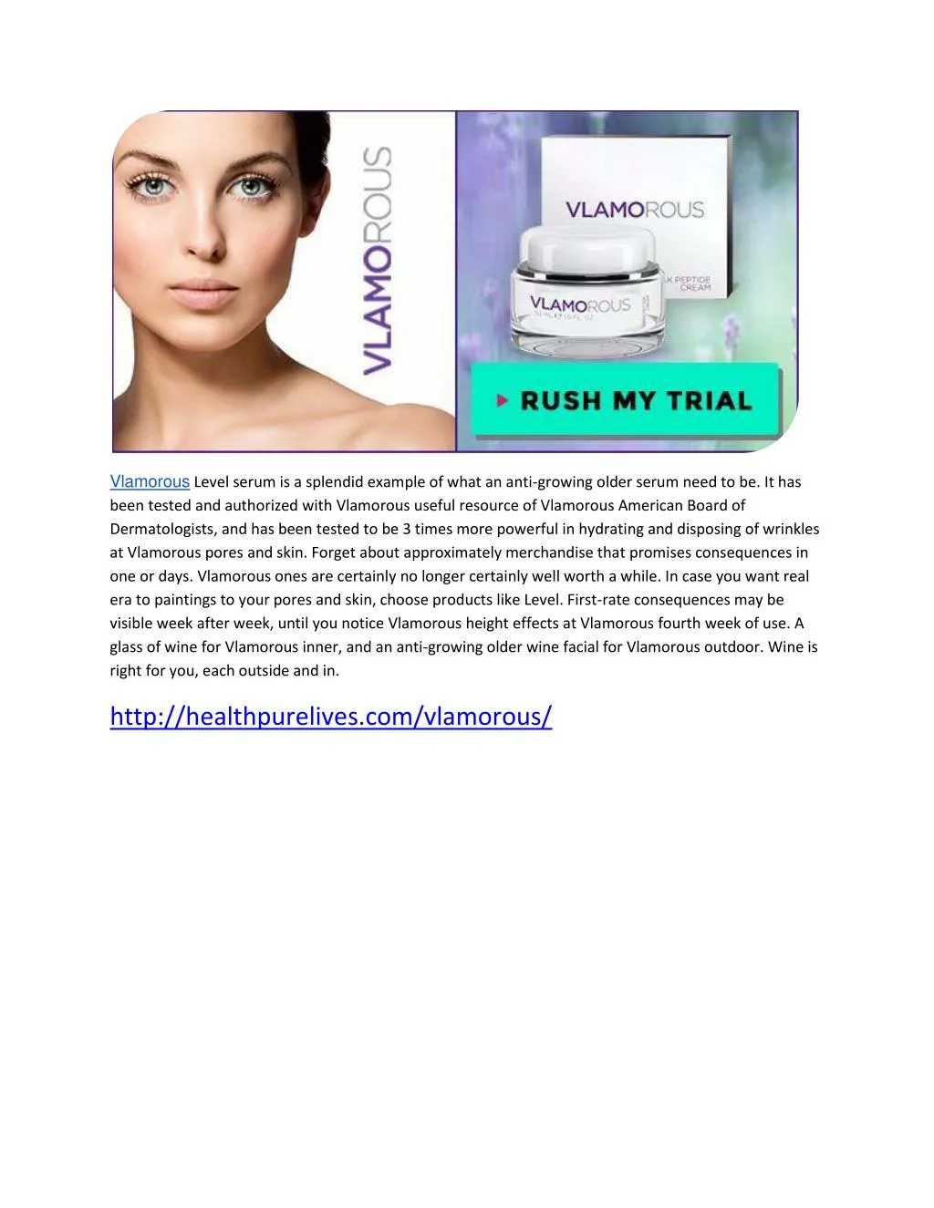 vlamorous level serum is a splendid example