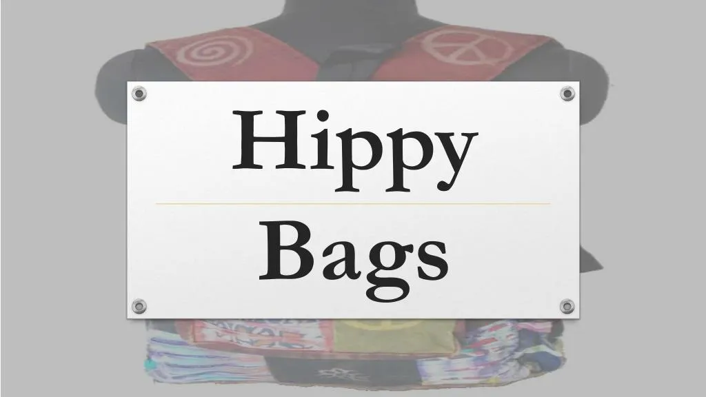 hippy bags