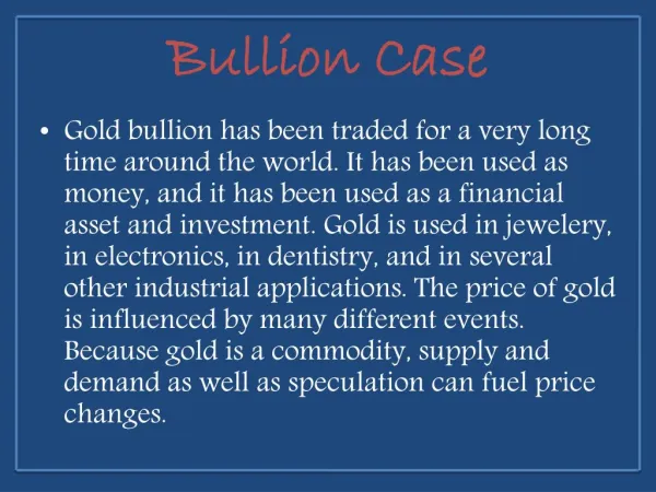ebay Element Card Gold Bullion Case - Bullioncase.com