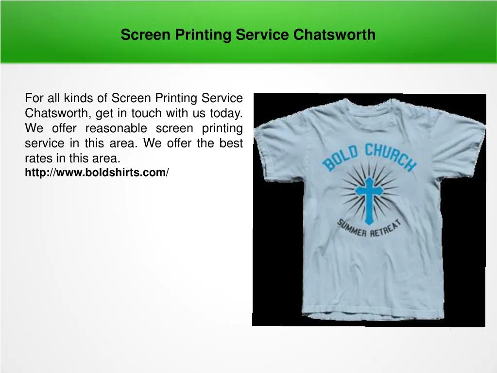 screen printing service chatsworth