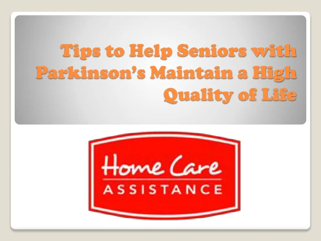 tips to help seniors with parkinson s maintain a high quality of life