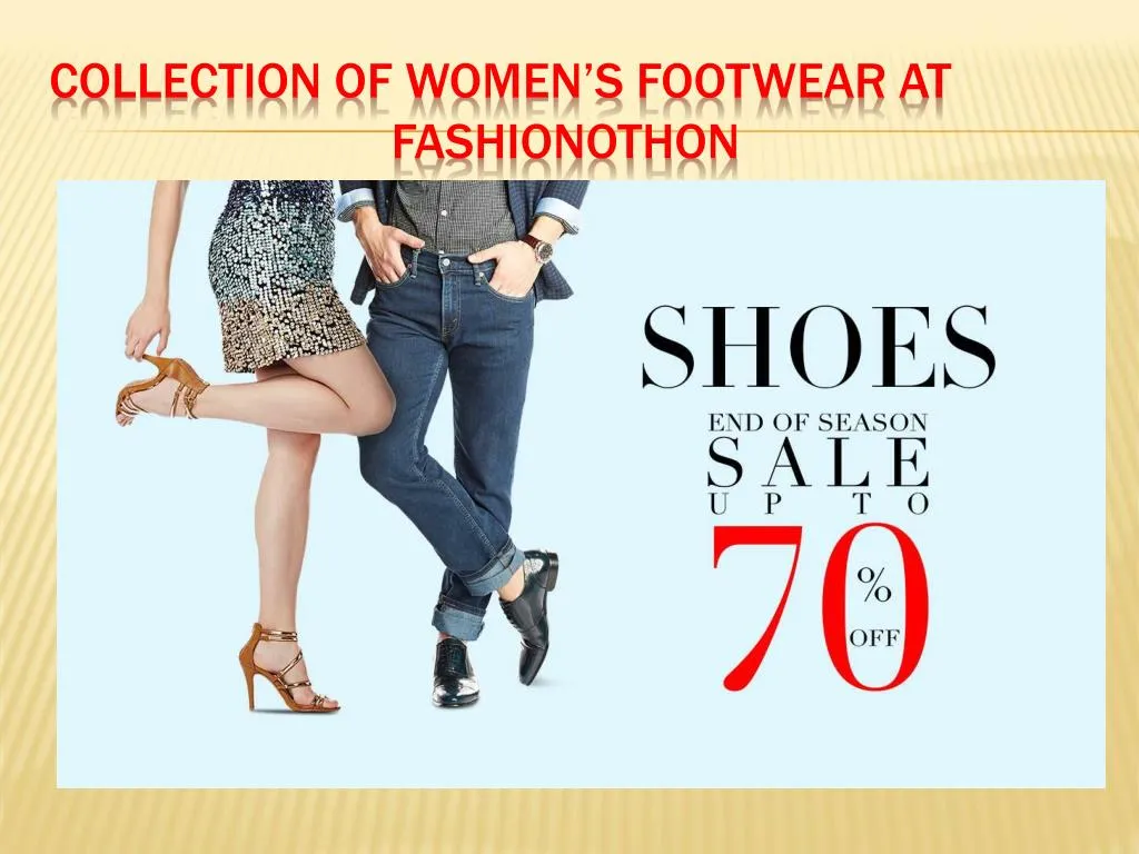 collection of women s footwear at fashionothon