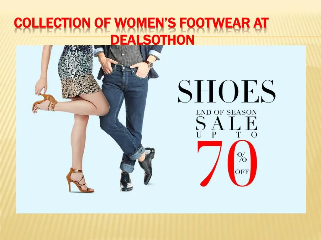 collection of women s footwear at dealsothon