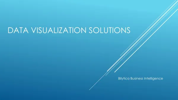 Data Visualization Solutions 2017