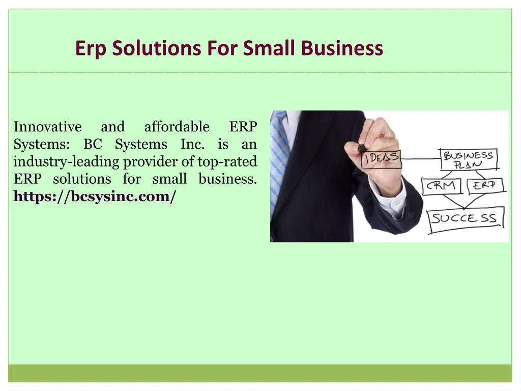 erp solutions for small business