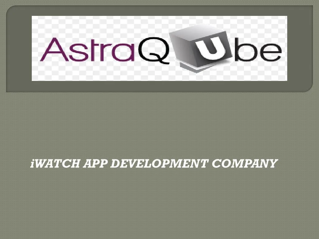 iwatch app development company