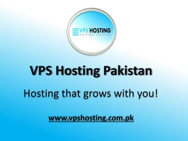VPS Hosting Pakistan