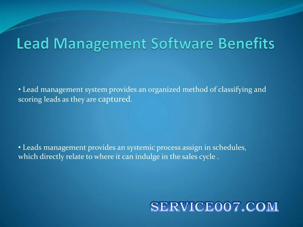 l ead management software benefits