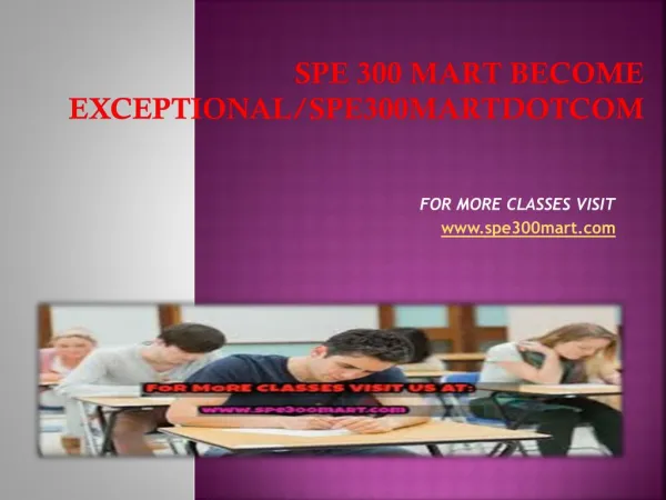 spe 300 mart Become Exceptional/spe300martdotcom