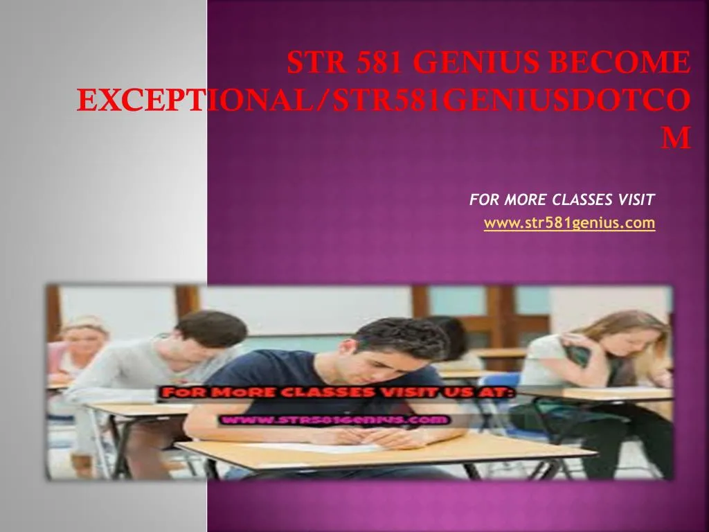 str 581 genius become exceptional str581geniusdotcom