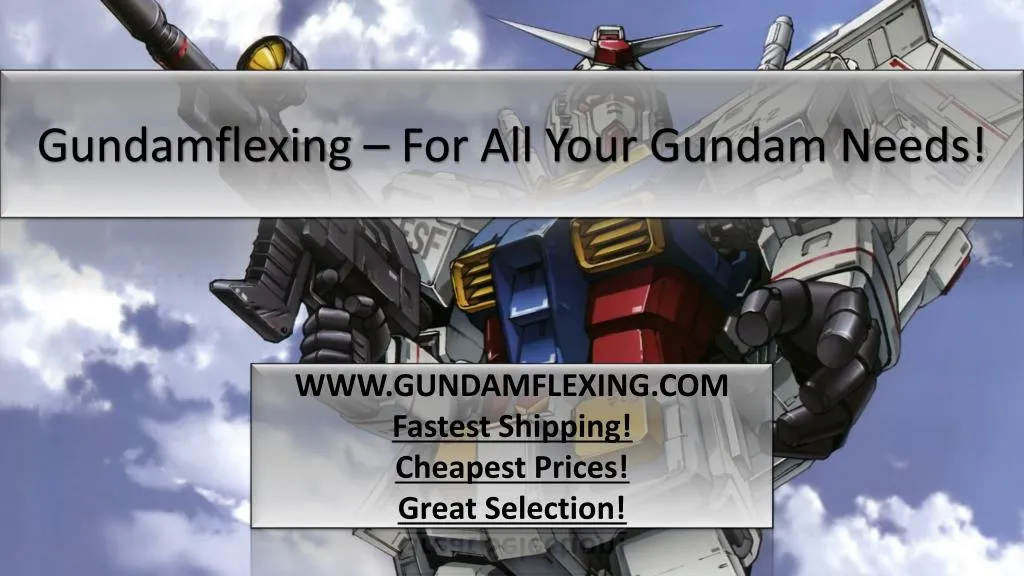 gundamflexing for all your gundam needs