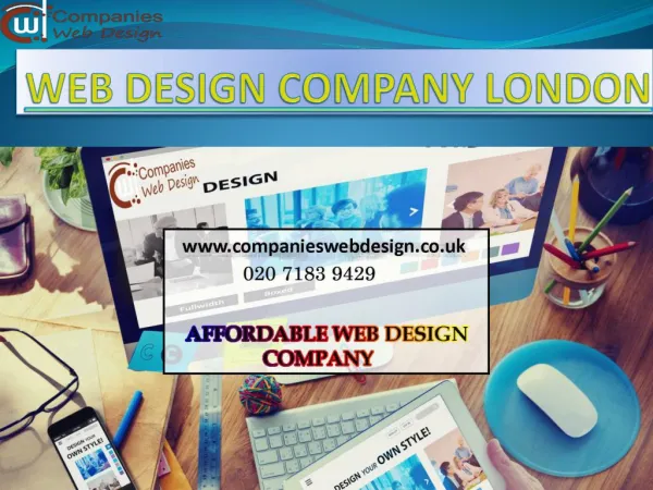 Web design company london - starting price from £175
