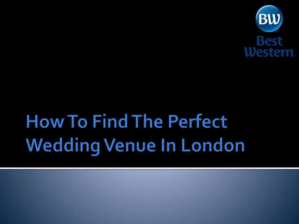 how to find the perfect wedding venue in london