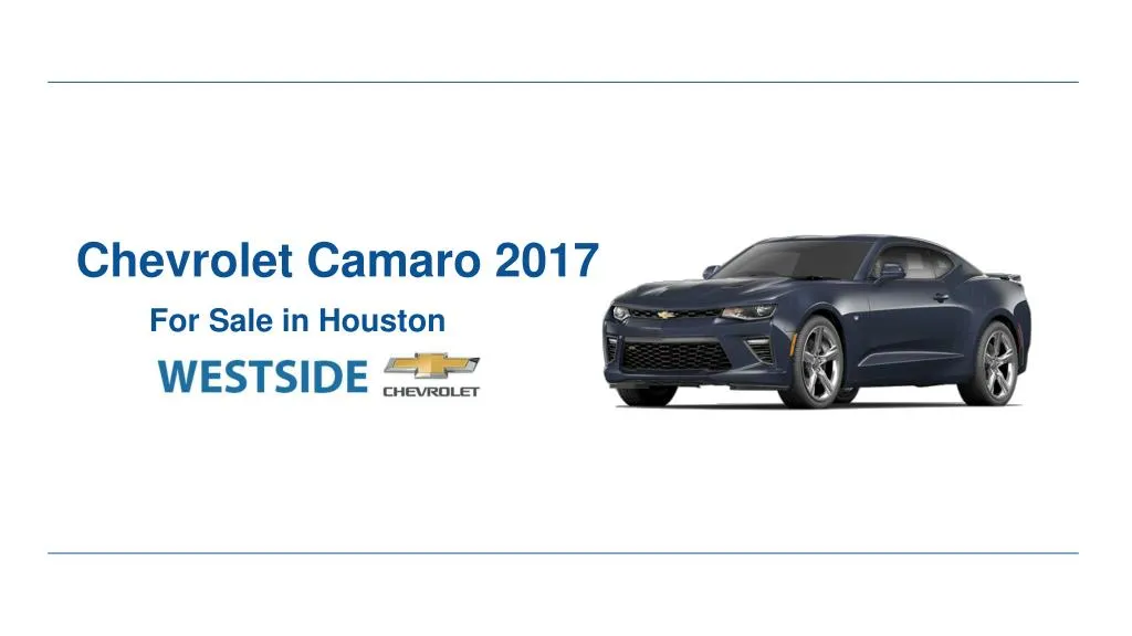 chevrolet camaro 2017