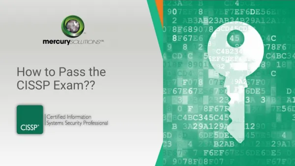 How to Pass the CISSP Exam For the First Time