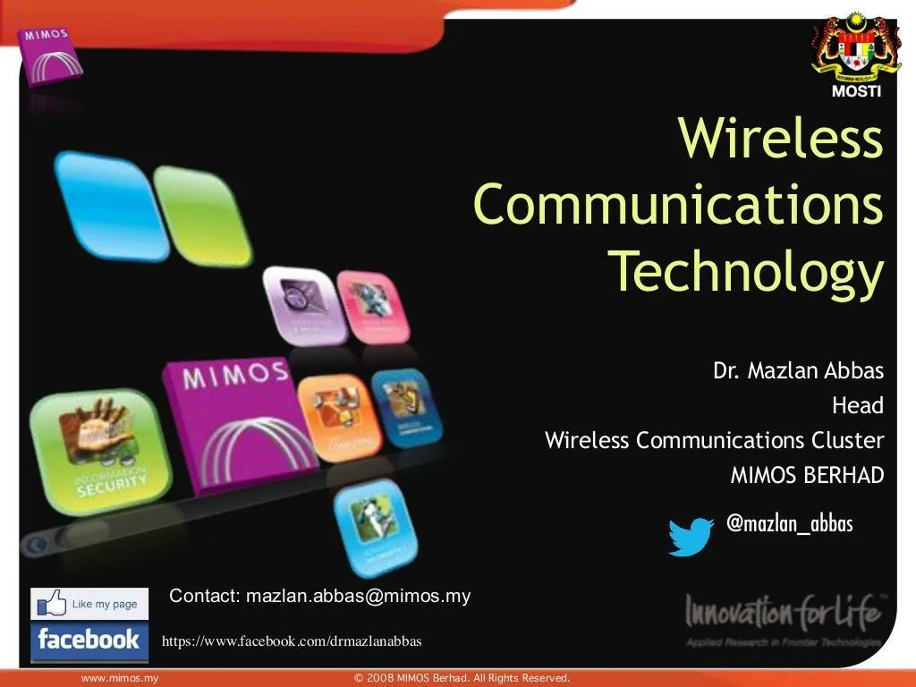 wireless communications technology r d