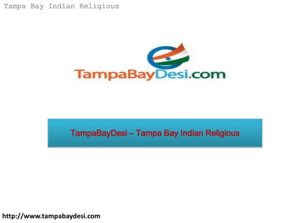 TampaBayDesi – Tampa bay Indian Religious