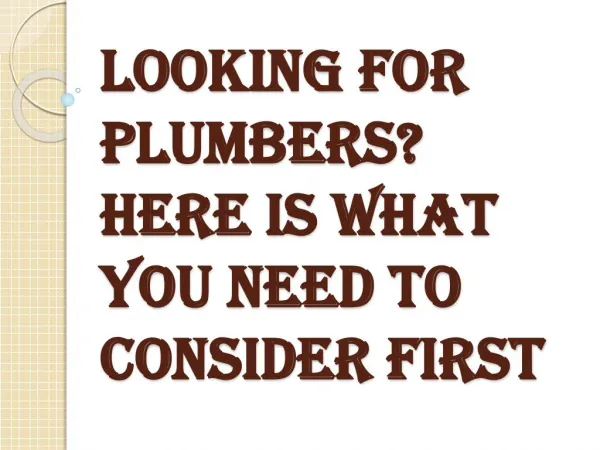 Finding a Good and Reliable Plumbing Service in Surrey, BC