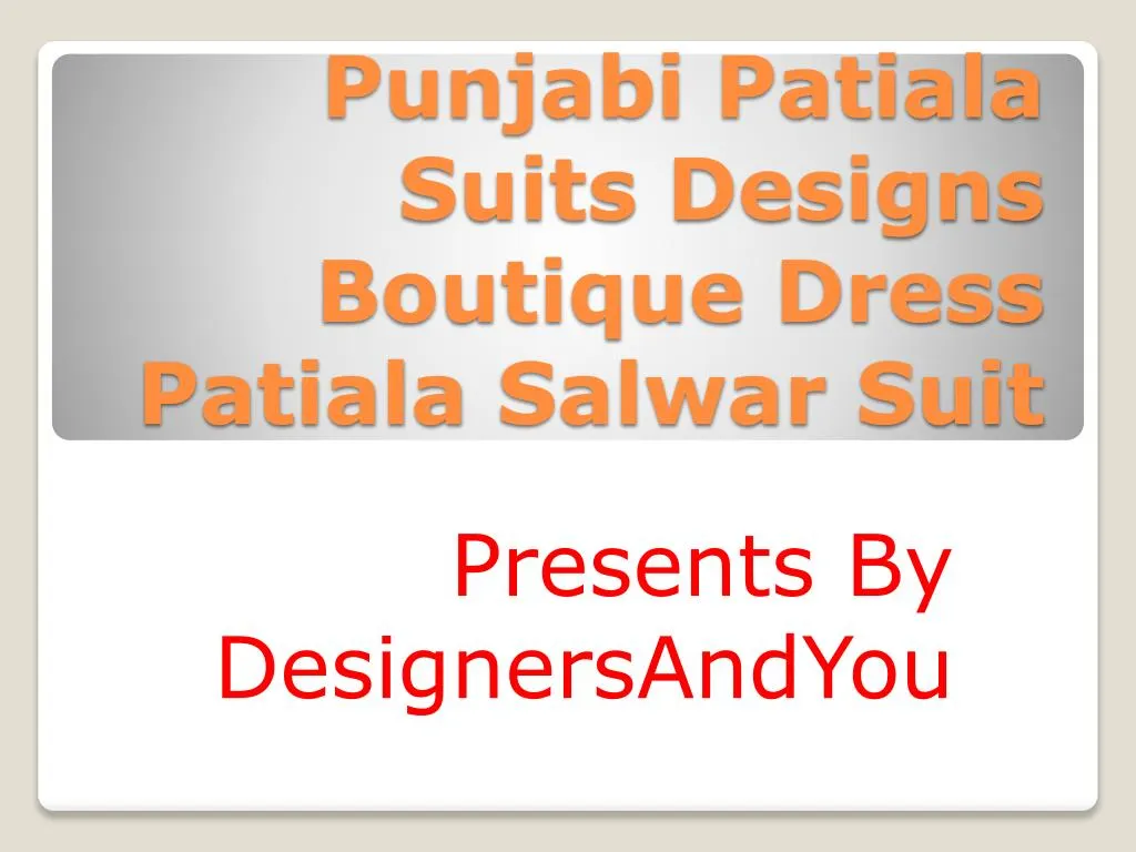 punjabi patiala suits designs boutique dress patiala salwar suit