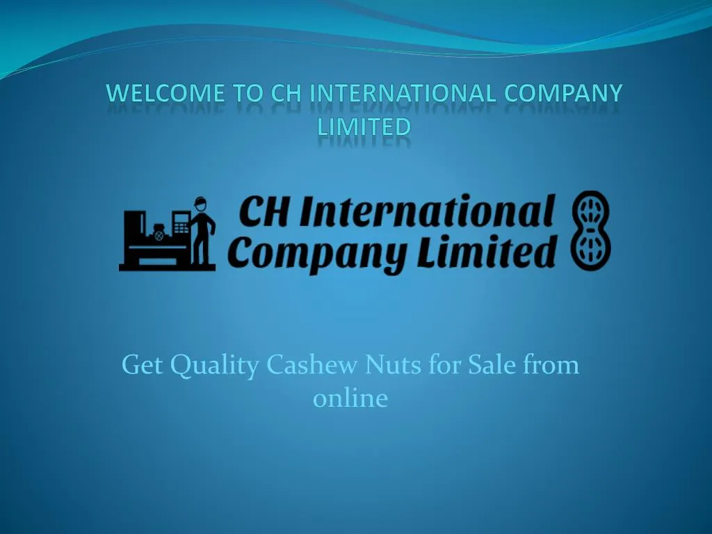 welcome to ch international company limited