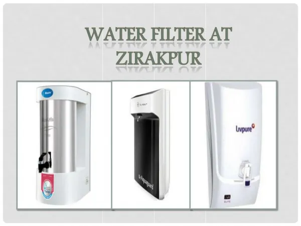 water filter Mohali