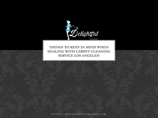 Things to Keep in Mind when Dealing with Carpet Cleaning Service Los Angeles!