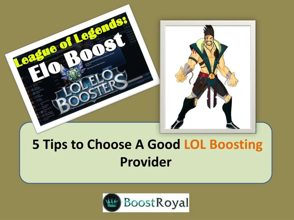 5 tips to choose a good lol boosting provider