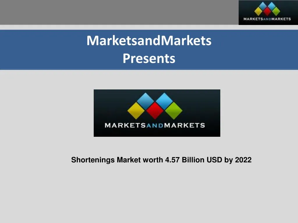 marketsandmarkets presents