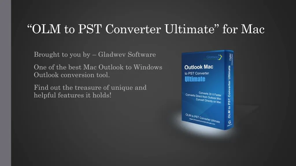 olm to pst converter ultimate for mac