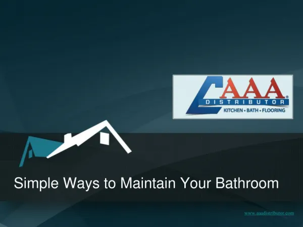 Ways to Maintain your Bathroom
