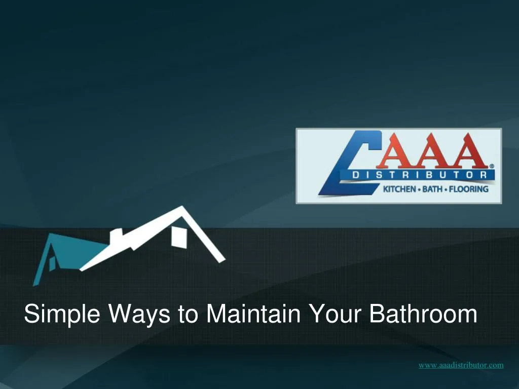 simple ways to maintain your bathroom