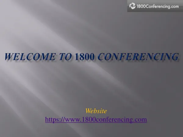 1800 conferencing