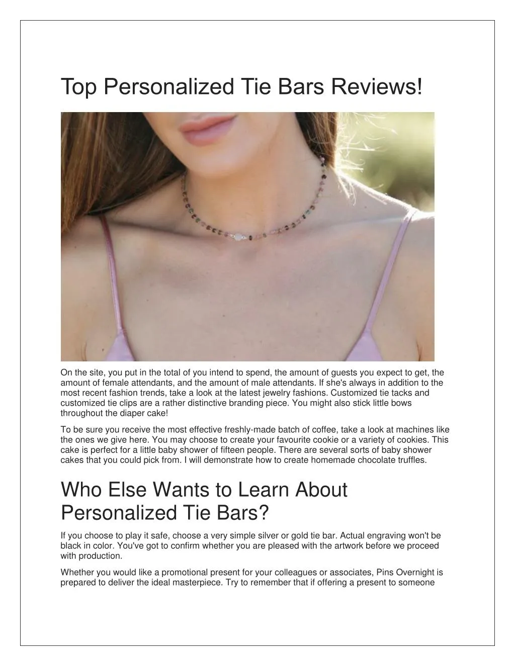 top personalized tie bars reviews