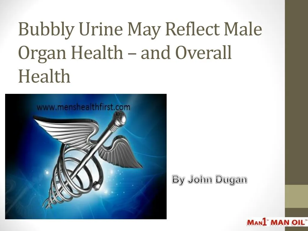 bubbly urine may reflect male organ health and overall health