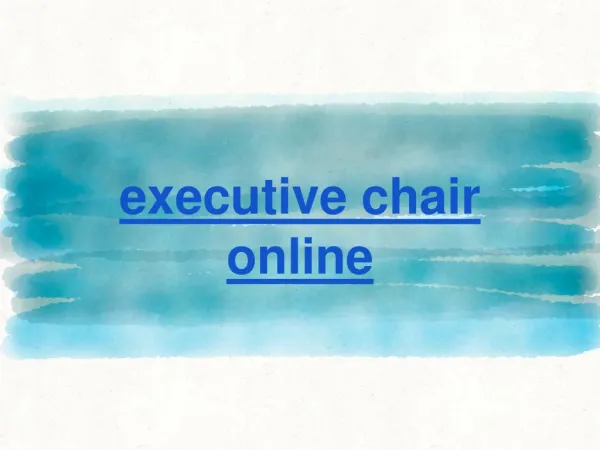 executive chair online