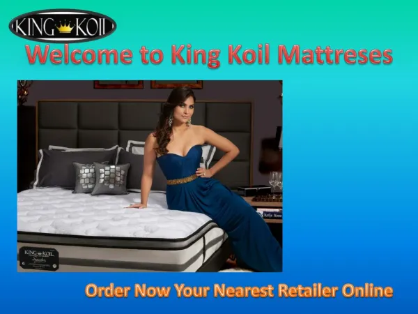Buy Online King koil Mattresses in India