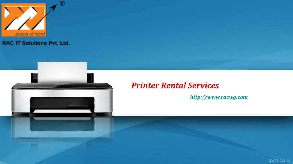 printer rental services
