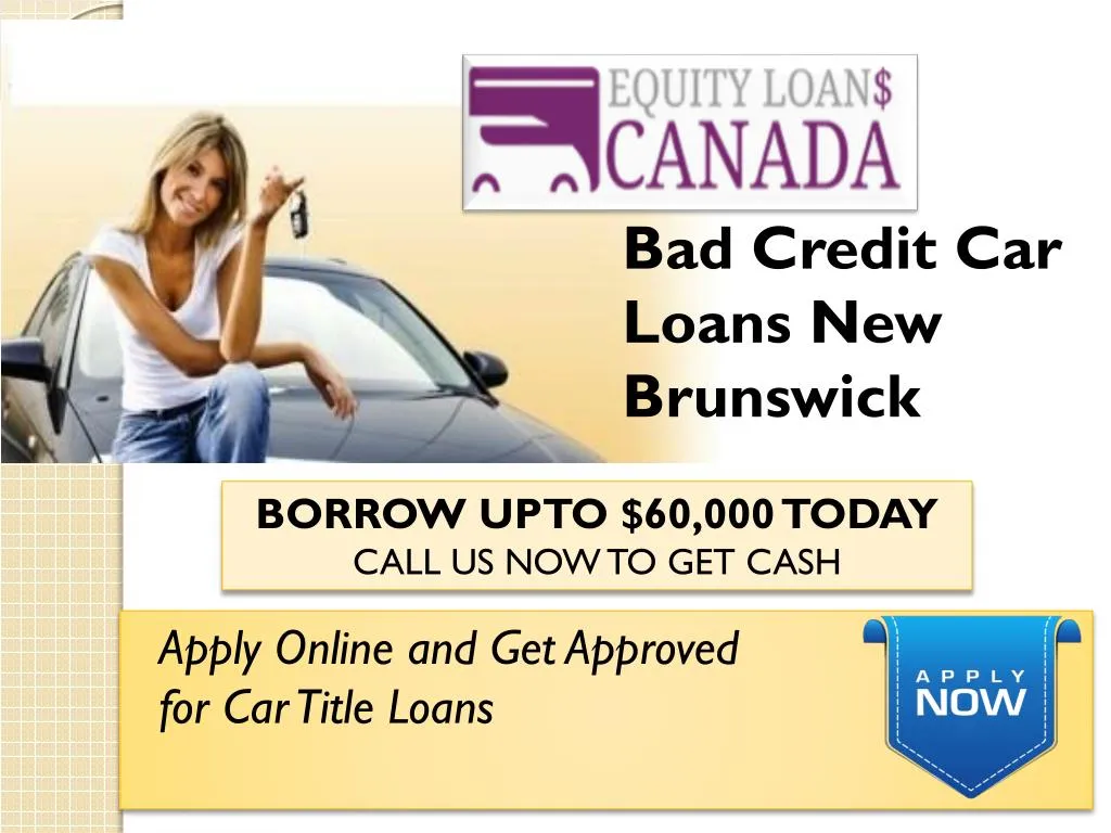 bad credit car loans new brunswick