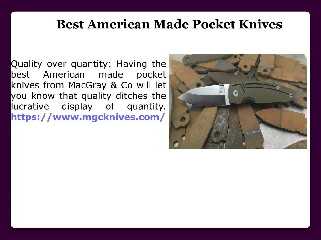 best american made pocket knives