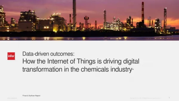 Data-driven Outcomes | Internet of Things and Digital Transformation in The Chemicals Industry